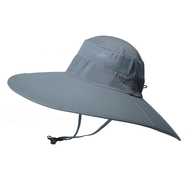 Super Wide Brim Men Fishing Sun Hats 3