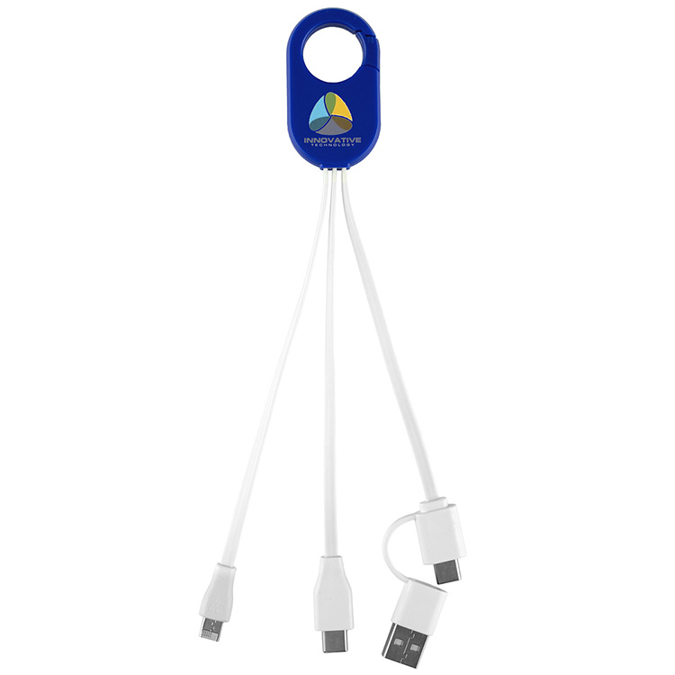 "WEBER" 5-in-1 Cell Phone Charging Cable with Carabiner Clip 5