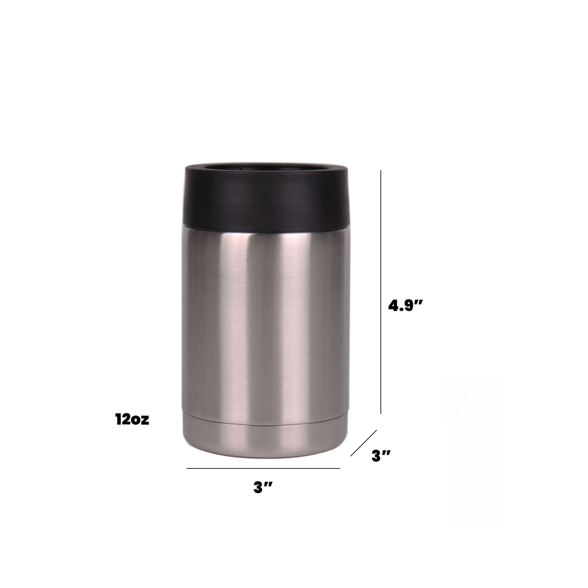 Cooler with Bottle Opener 12oz, custom koozie with logo imprint 14