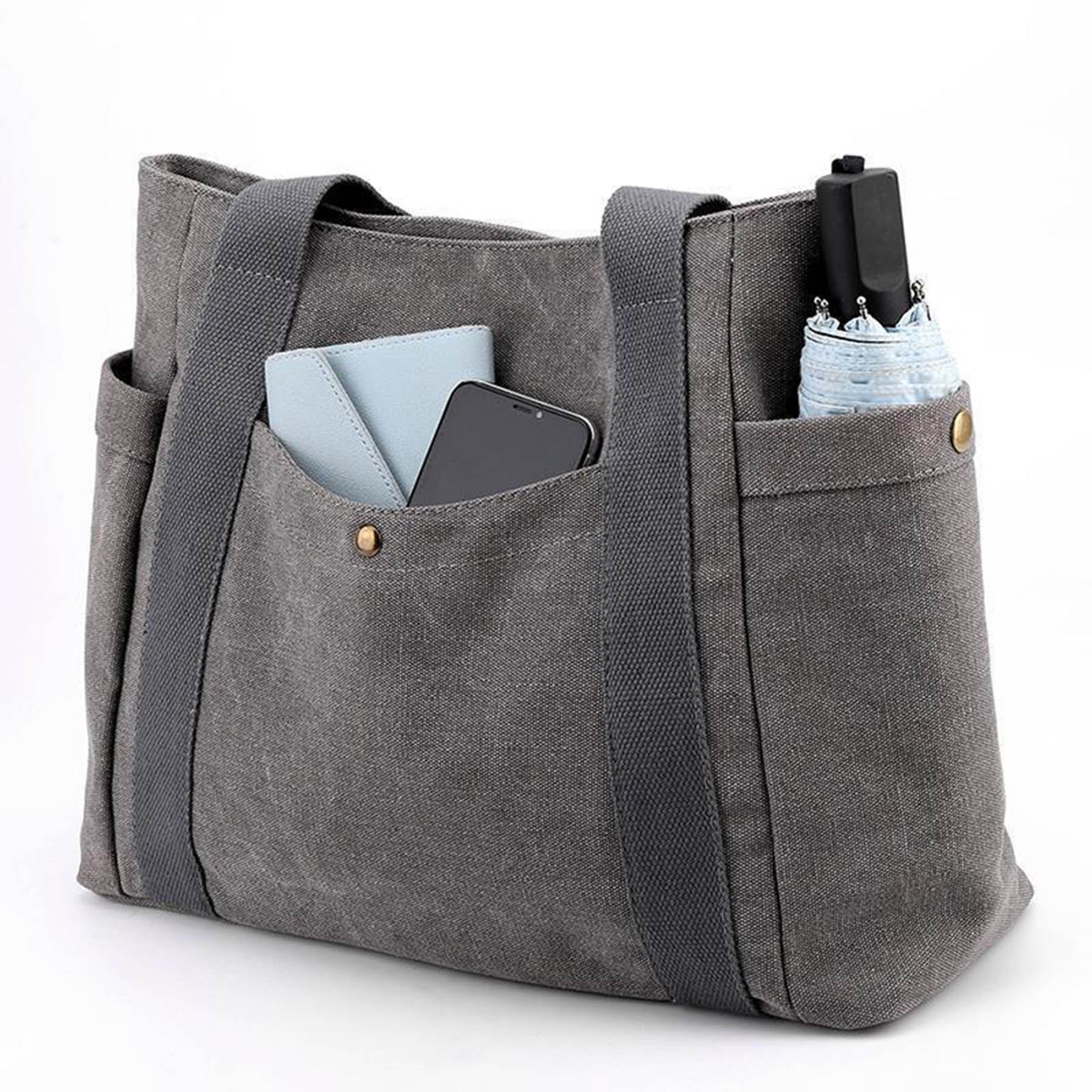 Canvas Handbag Tote Bag, custom tote bag with logo imprint 3