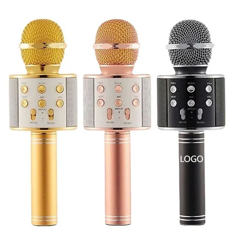 LED Wireless Bluetooth Karaoke Microphone 2