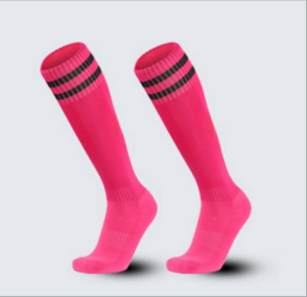 Stretchy Compression Knee High Tube Socks Footbal 6