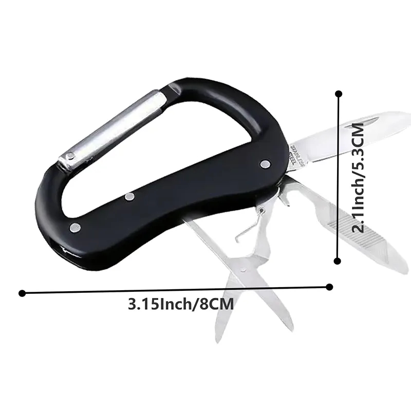 Multitool Carabiner Keychain 2
