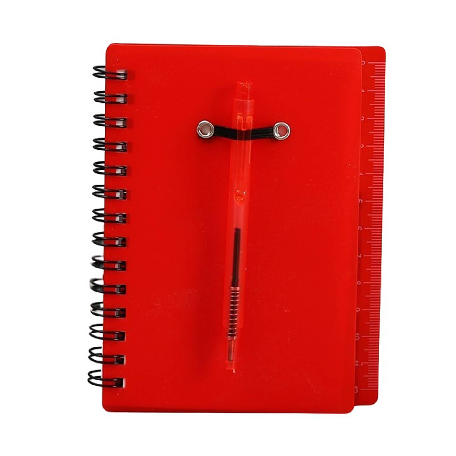 Soft PP Cover Spiral Business Notebook w/ Pen 9