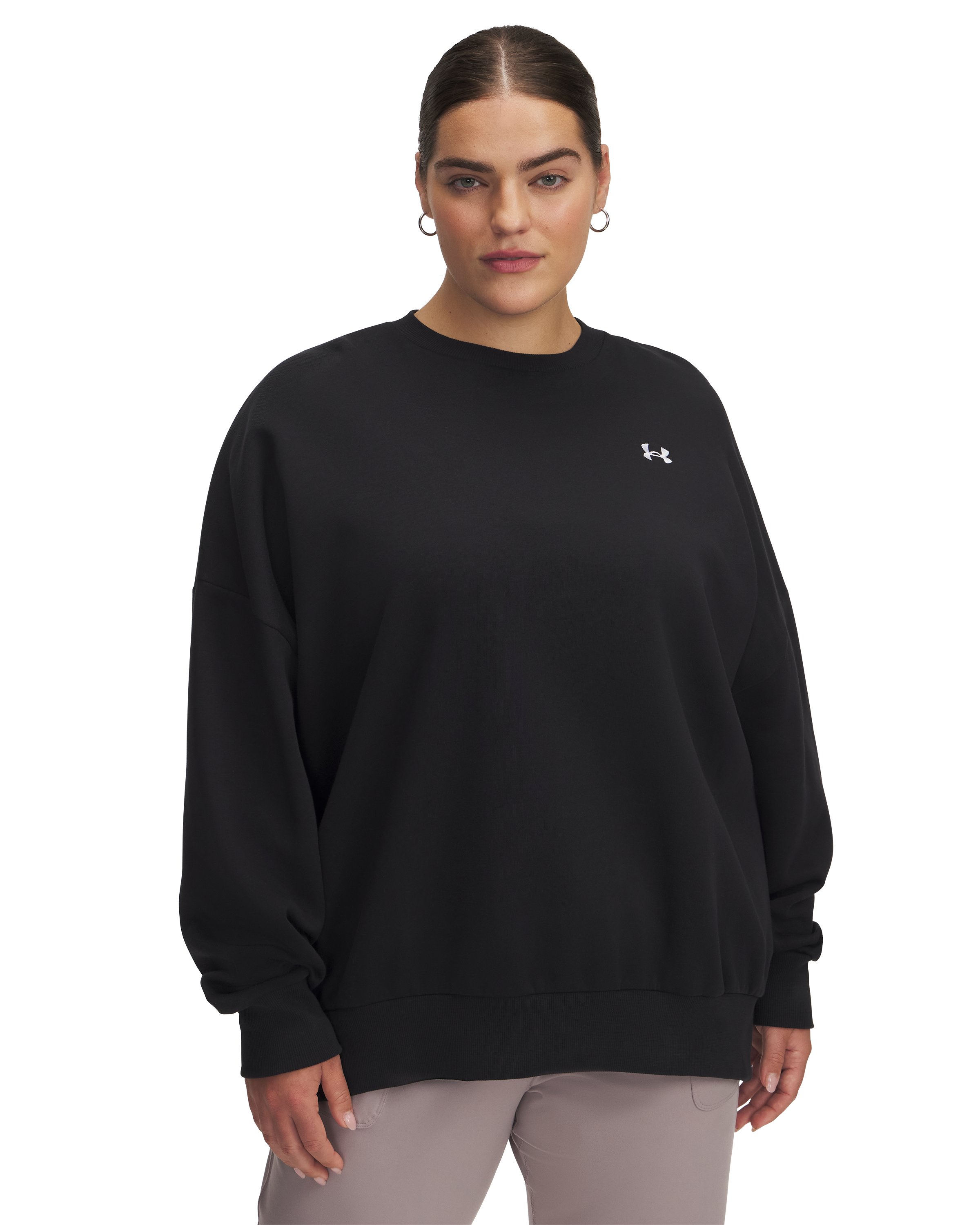 UA Rival Fleece Women's Oversized Crew 7