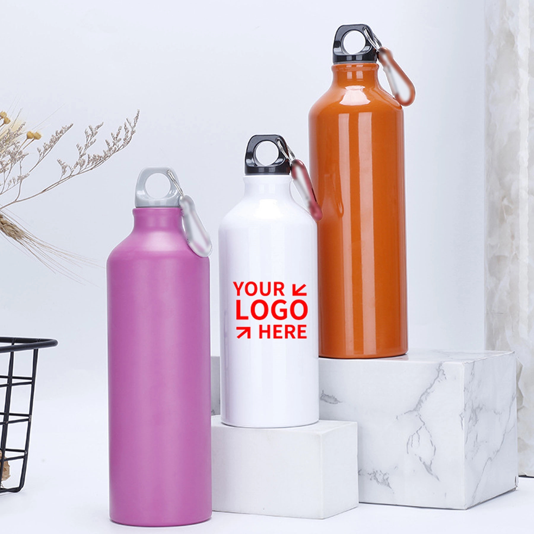 20oz Aluminum Sports Water Bottles Sublimation Mugs, custom water bottle with logo imprint 3