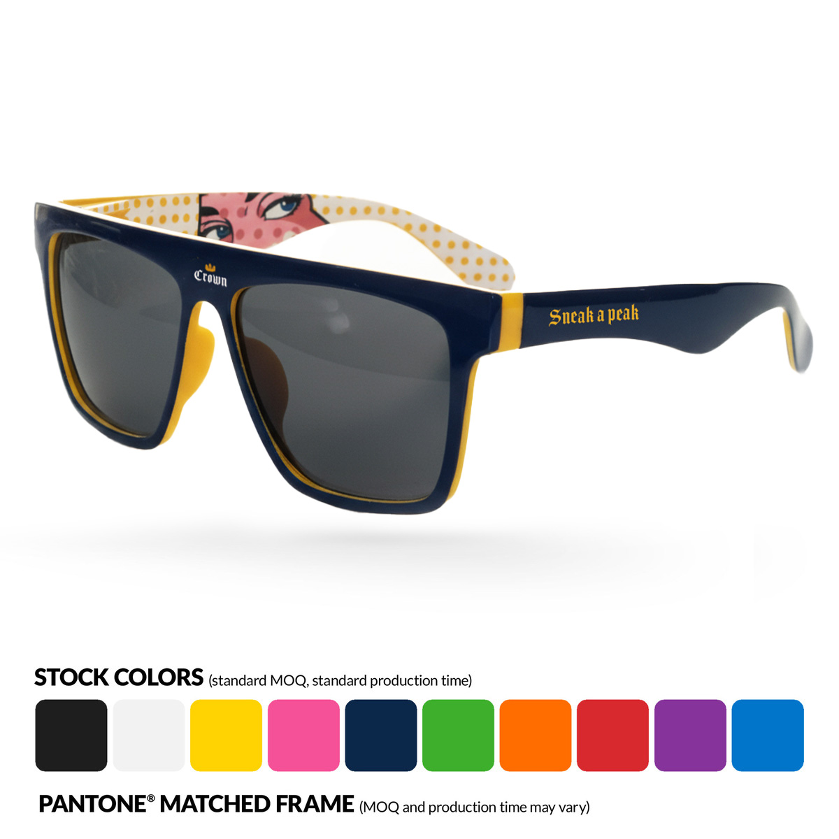 Laser Sunglasses w/ Heat Transfers and Frame Imprints 11