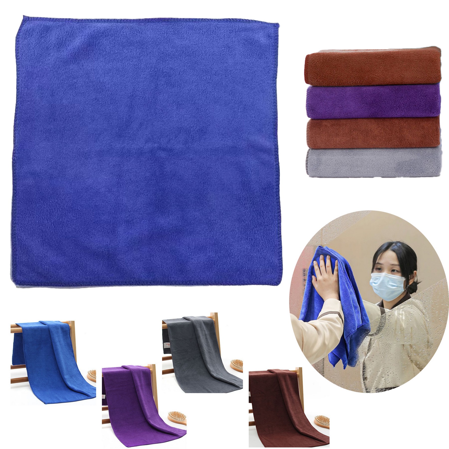 Thickened Absorbent Car Wash Towel 4