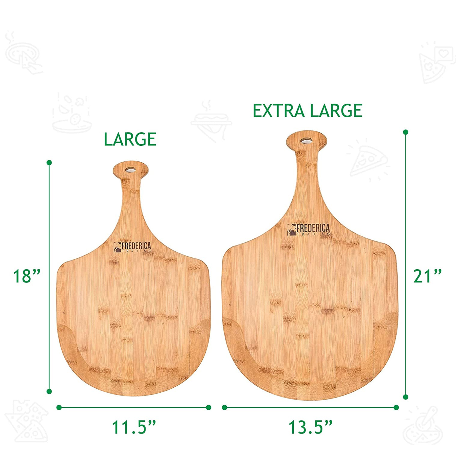 Bamboo Wooden Pizza Cutting Board 2
