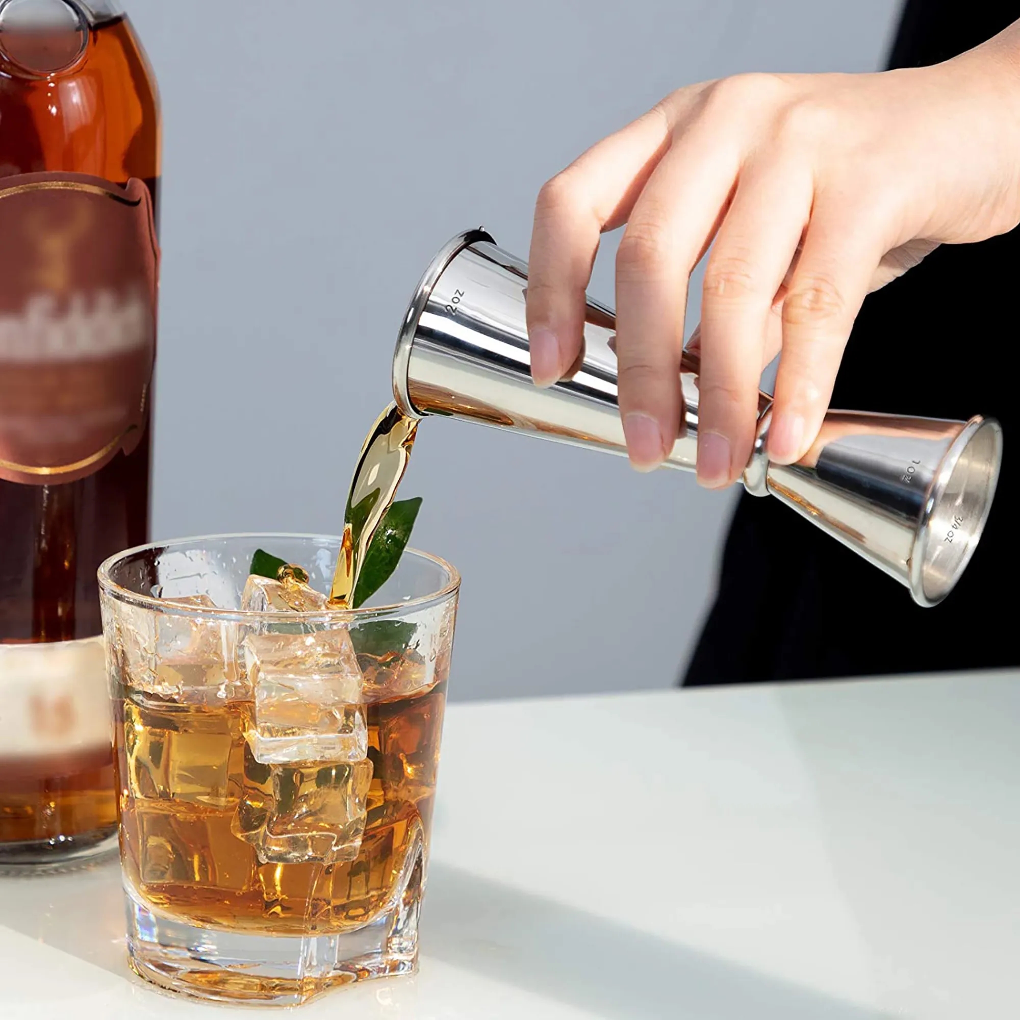 1oz / 2oz Stainless Steel Measure Jigger Cup 7