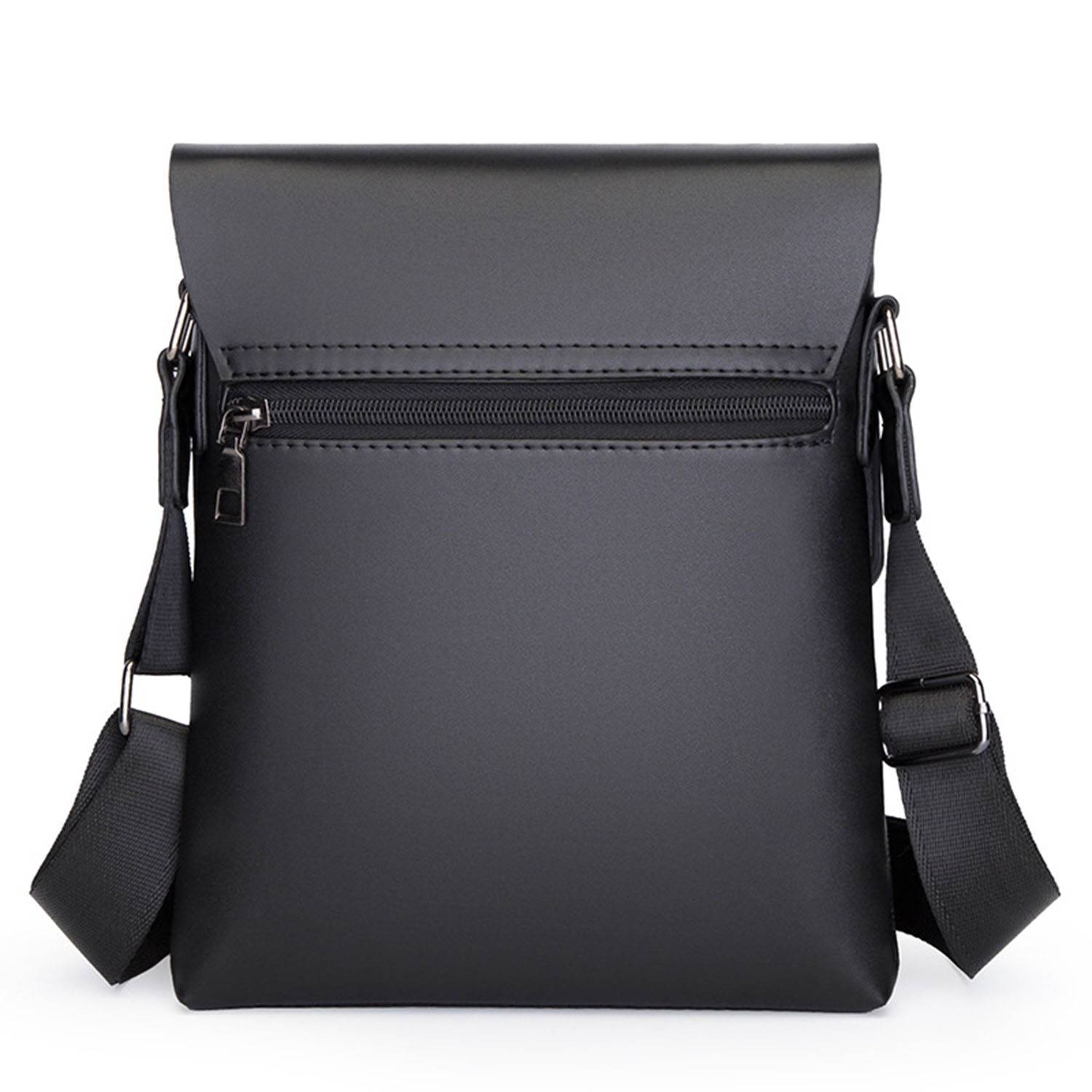 PU leather outdoor business men's crossbody bag 5