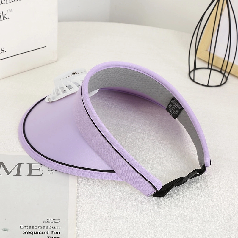 Custom Visor cap with Rechargeable fan 3