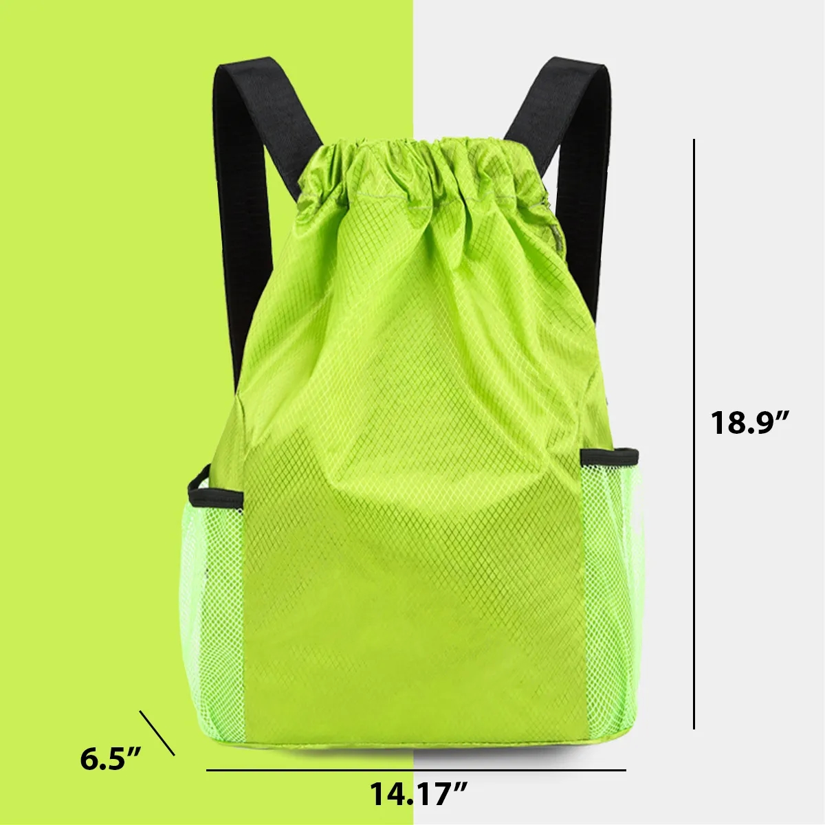 Drawstring Backpack Water Resistant Gym Sackpack Sportpacks 6
