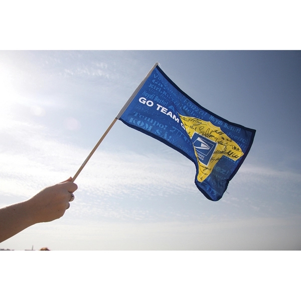 24" x 36" Custom Stick Flag - Digital Print 2