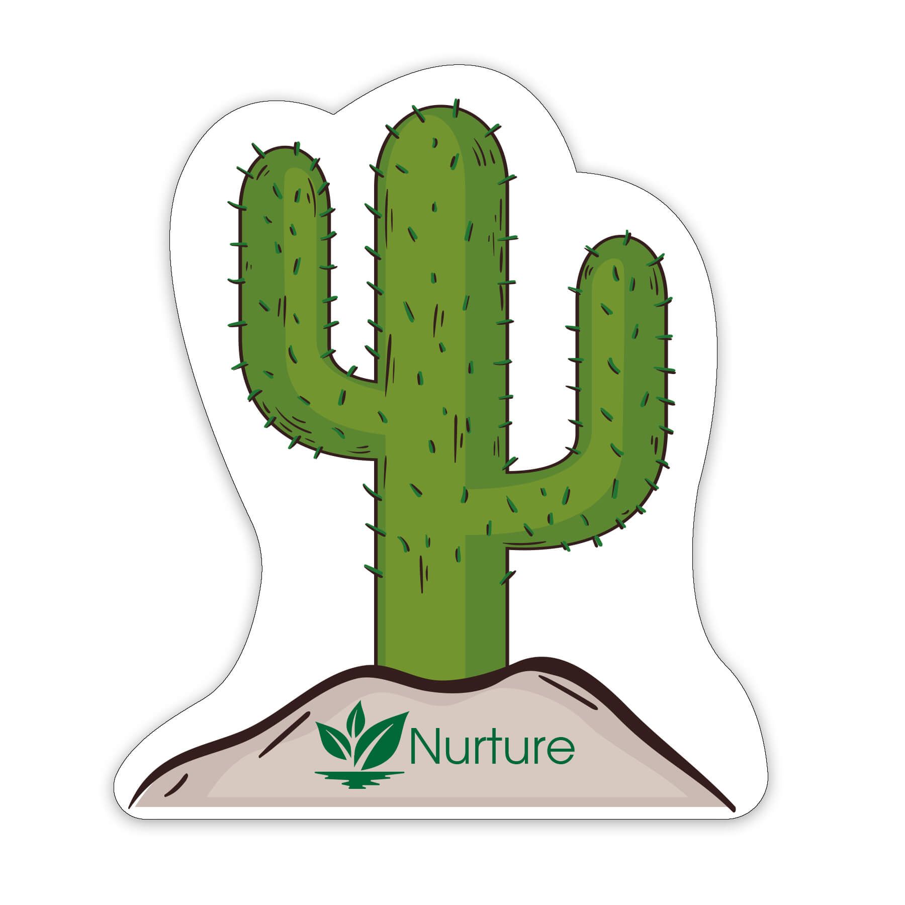 Cactus Shaped NoteKeeper™ Magnet 20 Mil 2