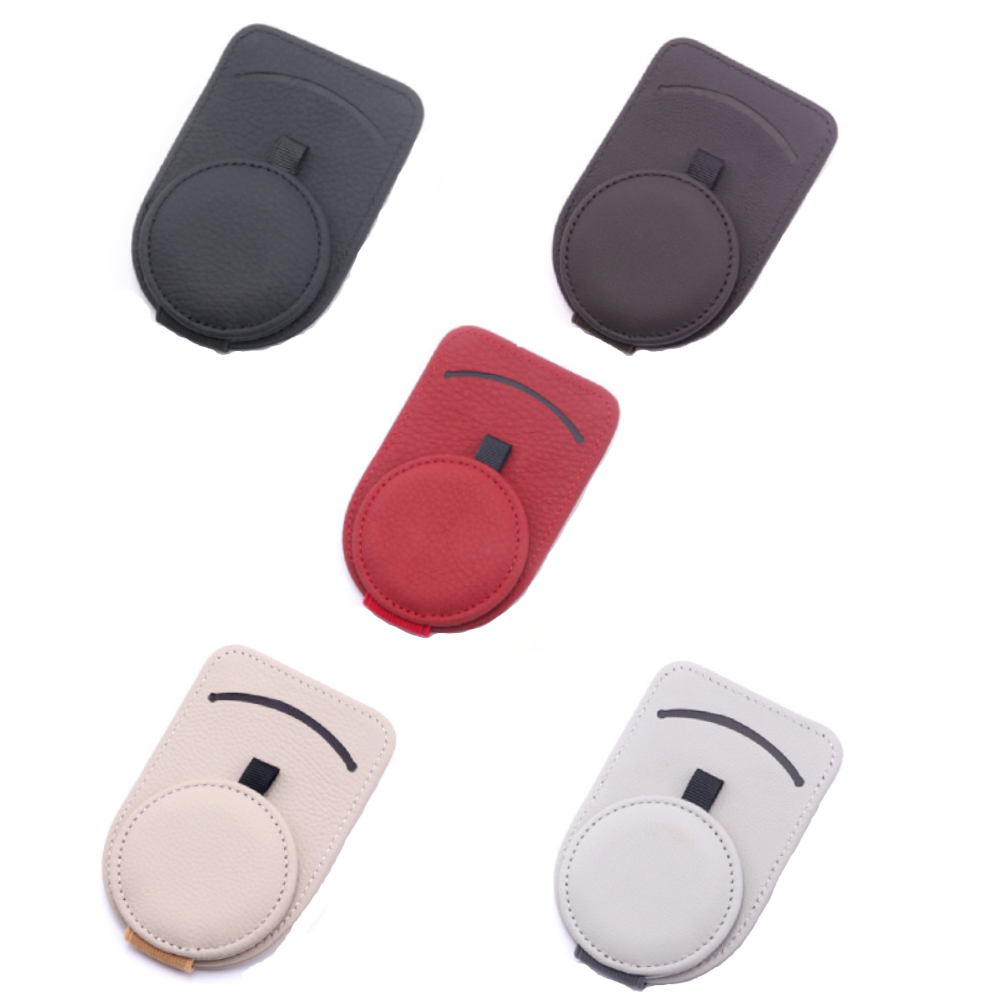 Car Glasses Holder Card Ticket Storage Bag 3