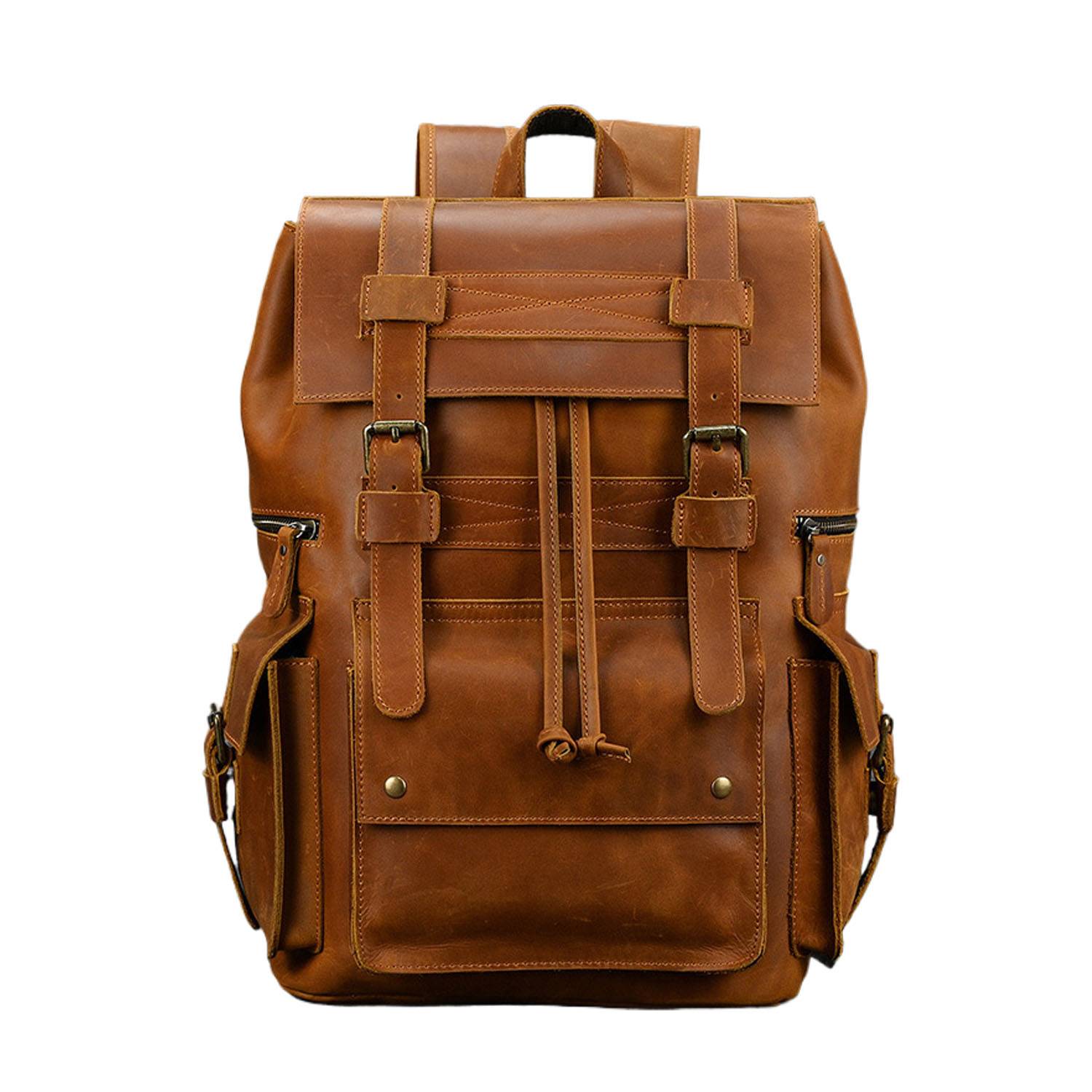 Genuine Leather Backpack 1