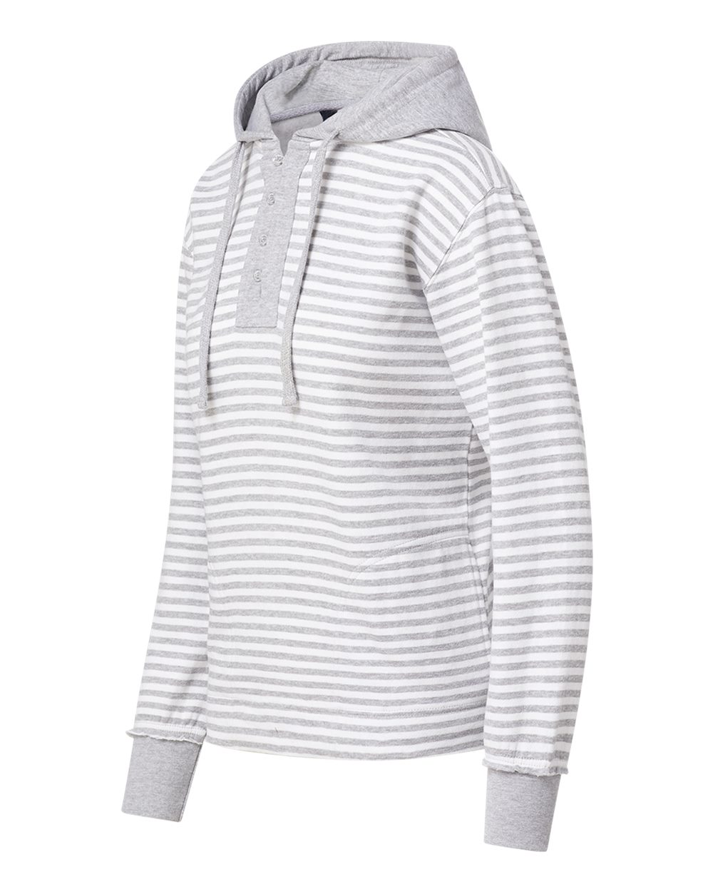 Women's Alina Henley Hooded Sweatshirt - W24128 3