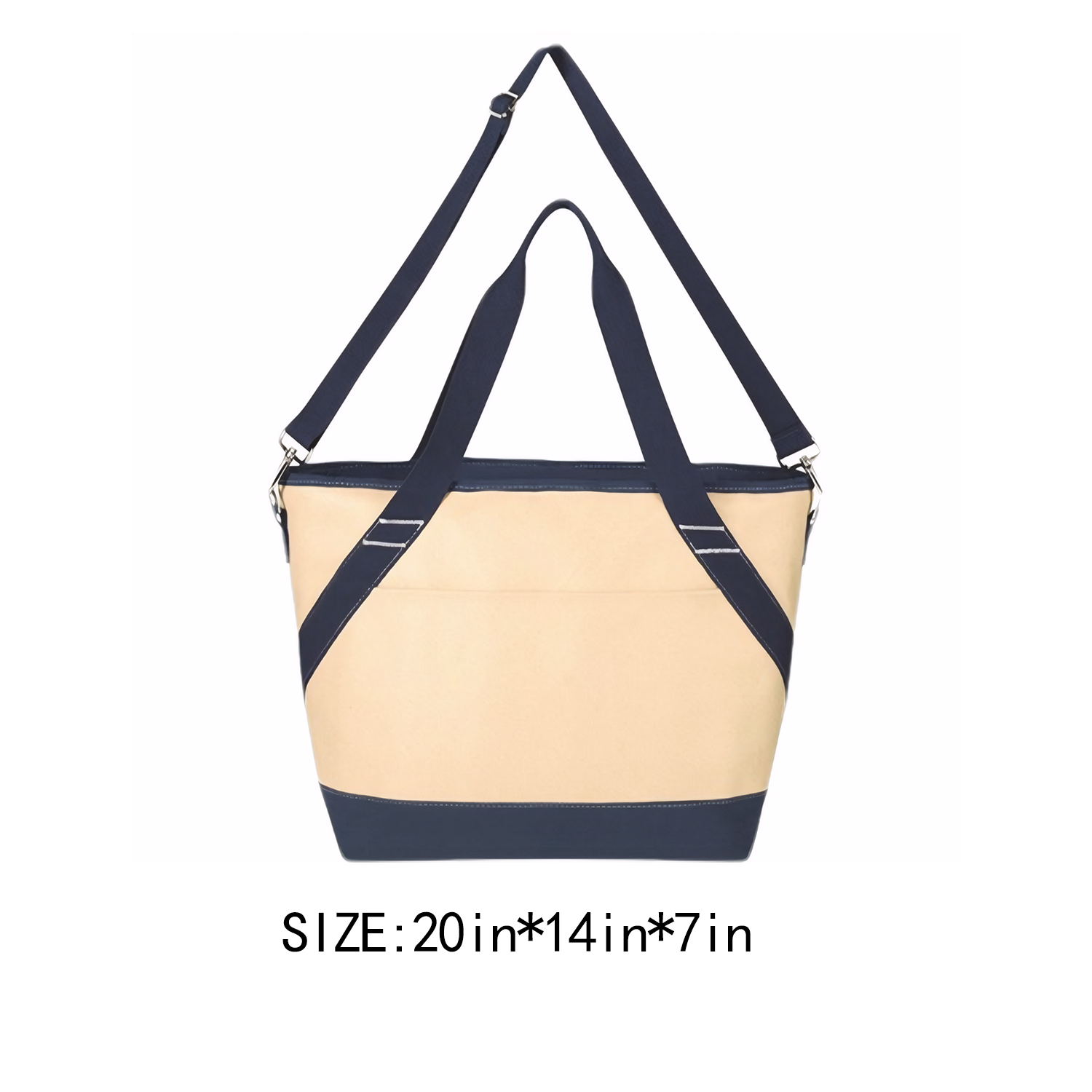 30L Canvas Insulated Cooler Lunch Bag 5