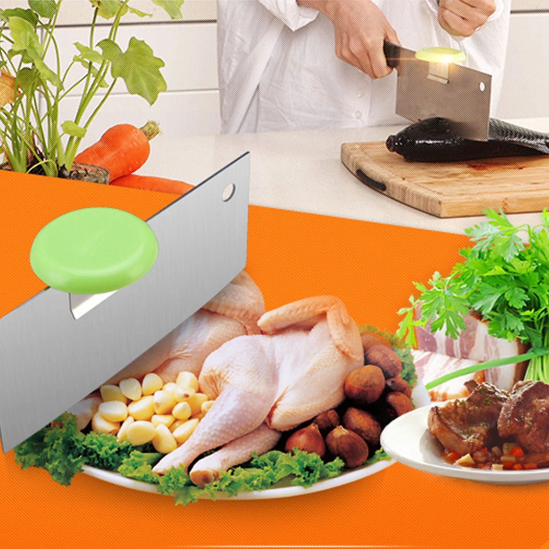 Kitchen Vegetable Cutting Booster 4