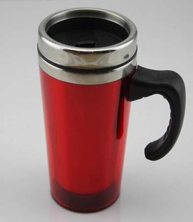 Vehicle-Mounted Stainless Steel Mug with Handle 1