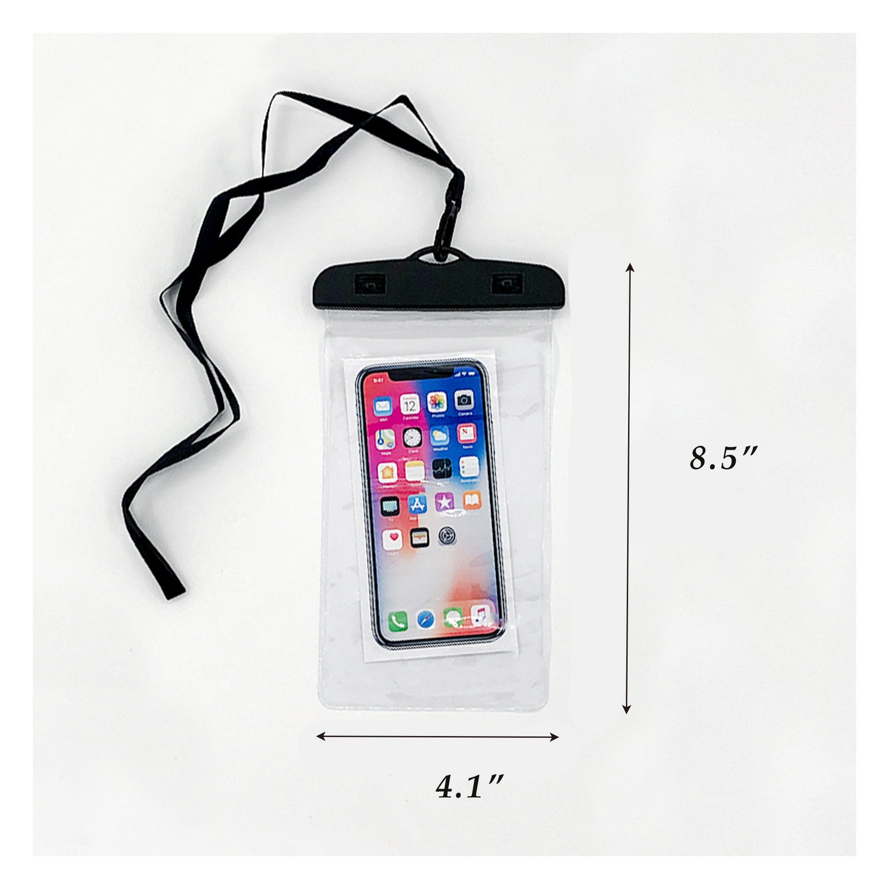 Fully Transparent PVC Phone Waterproof Bag 4