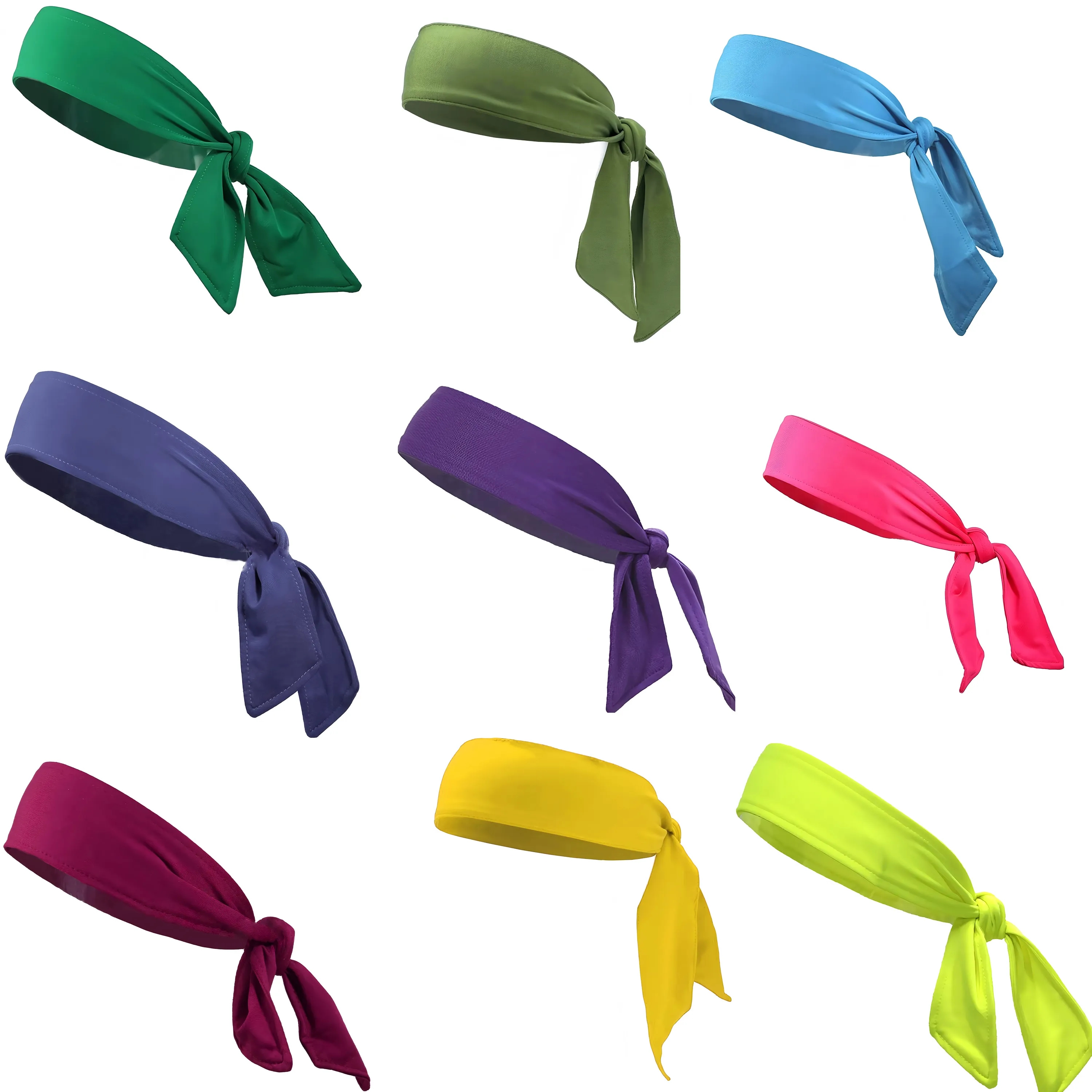 Custom Sports Headbands Bulk Wholesale Elastic Polyester for Yoga Running Gym 2