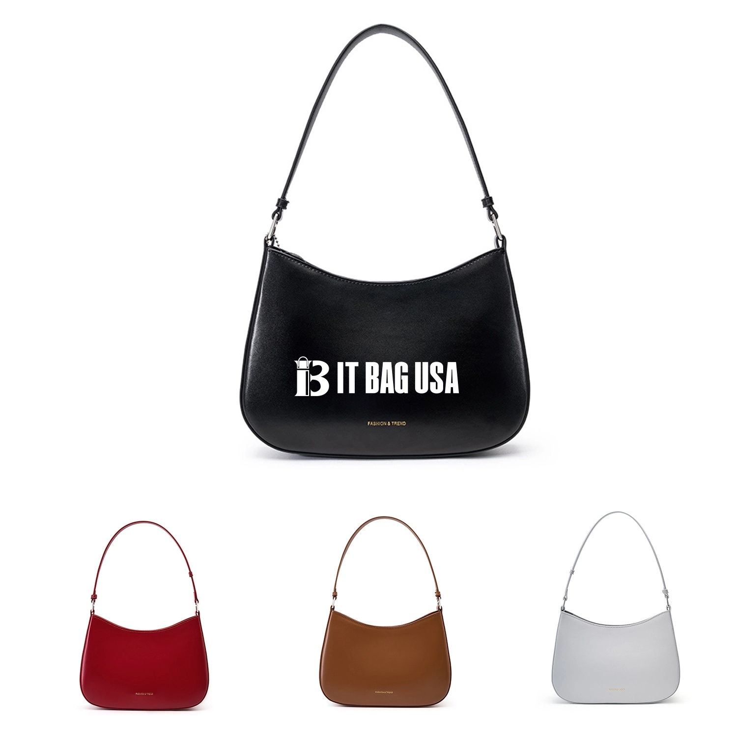 Cow Leather Tot Bag, custom tote bag with logo imprint 2