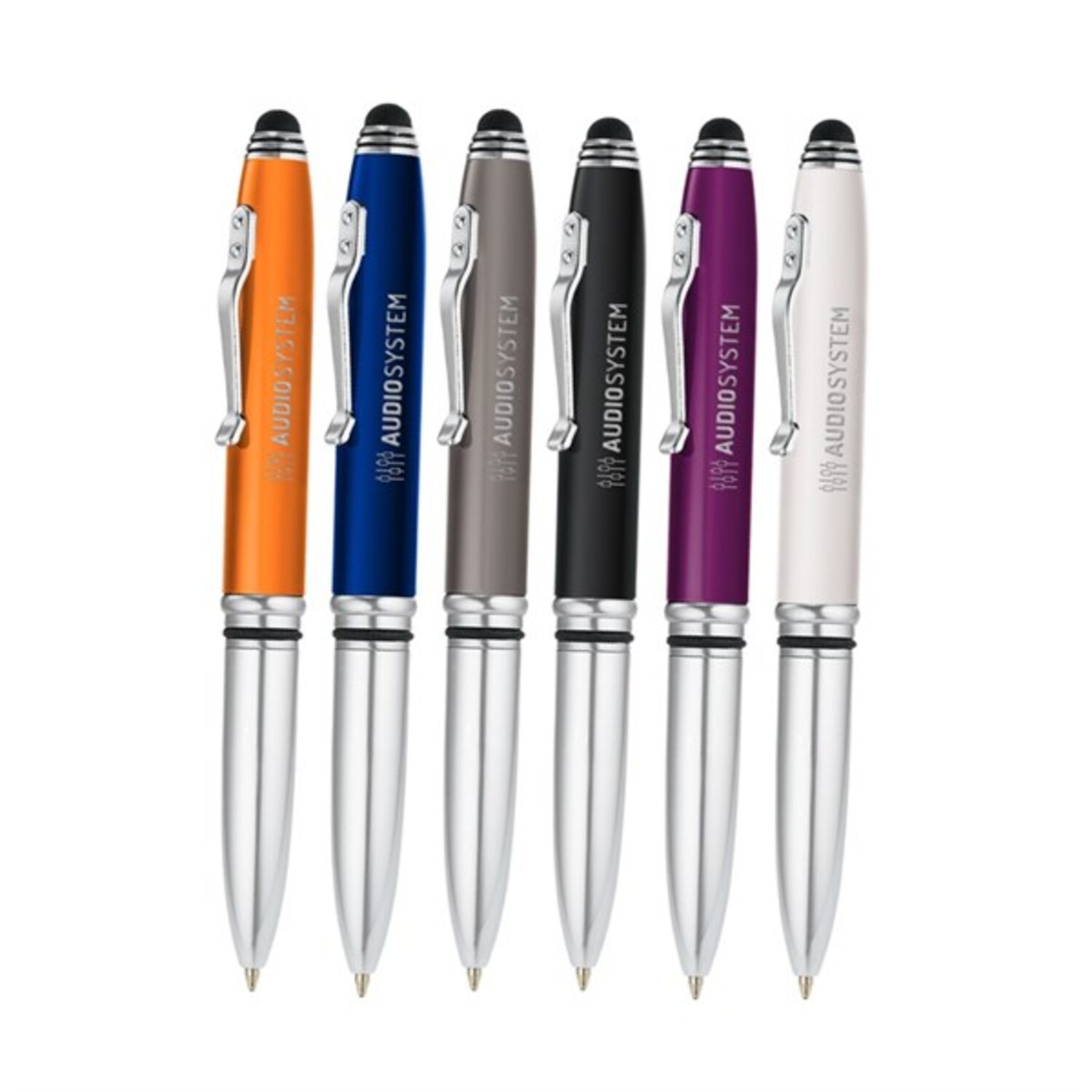 Flashlight and Stylus Metal Pen 15