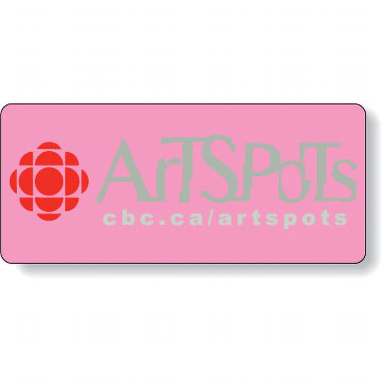 Fluorescent Pink Paper Roll Labels Stock Rectangle (1.75"x4")