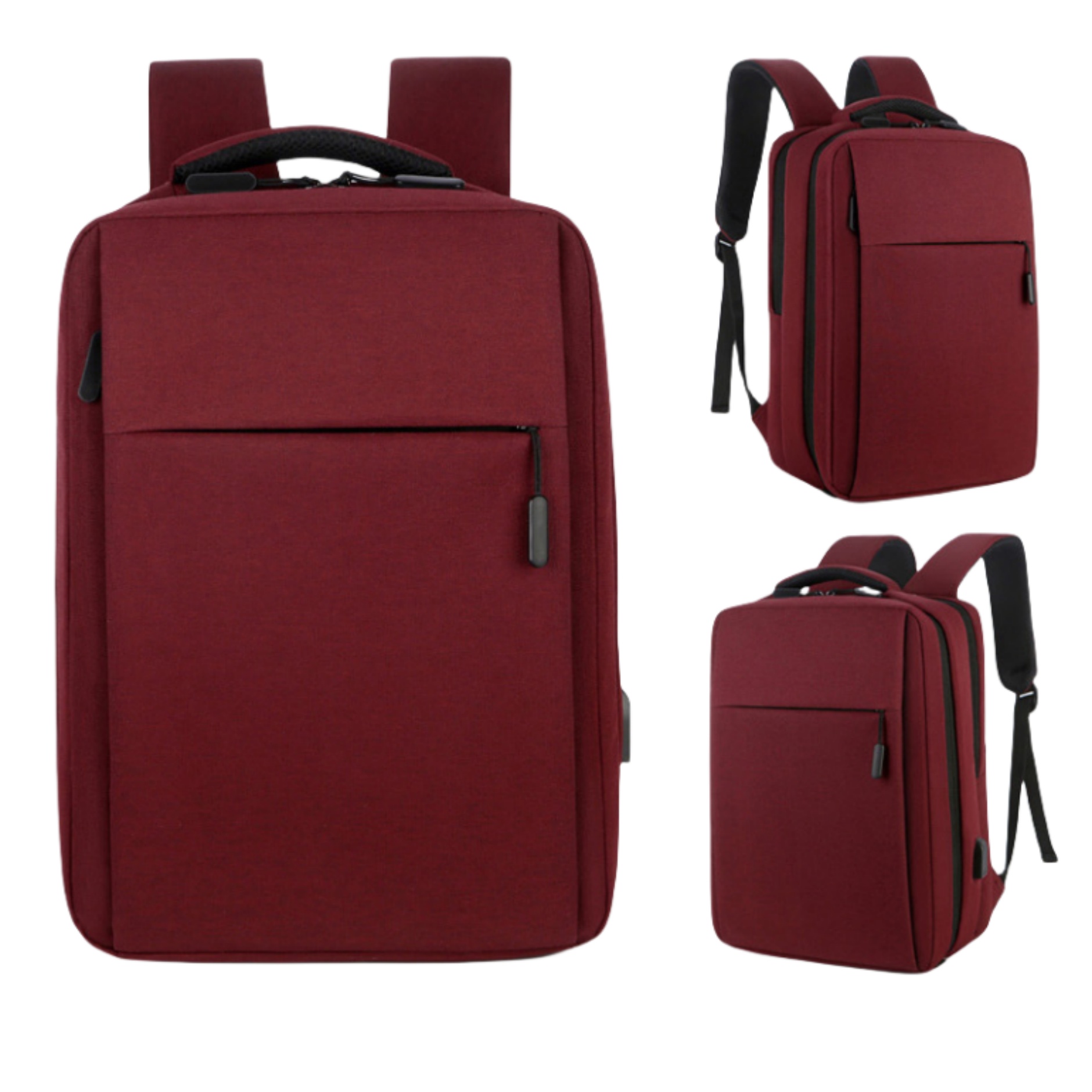 Customizable High End Laptop Backpack Luggage With USB Port - OCEAN 8