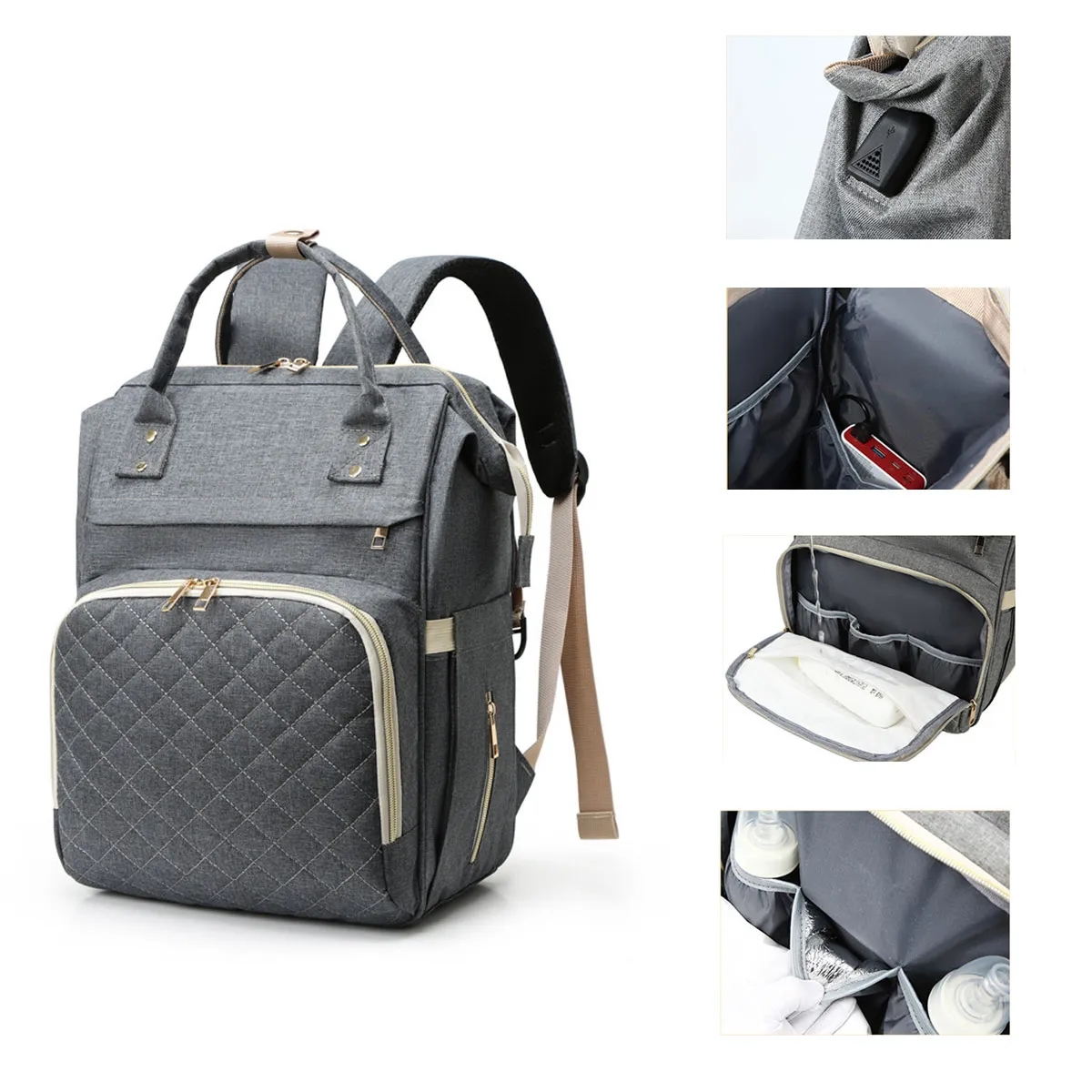 Multifunctional Large Capacity Baby Preparation Mom Bag 5