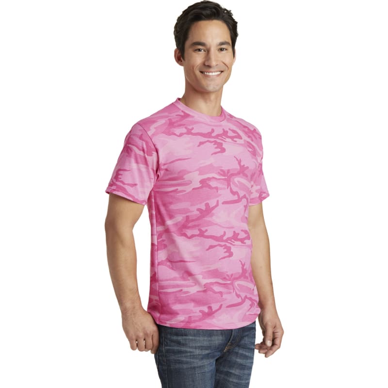 Port & Company Core Cotton Camo Tee. 30