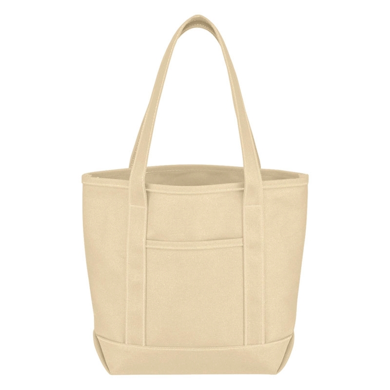 Aesthetic Tote Bag with Outer Pocket 3