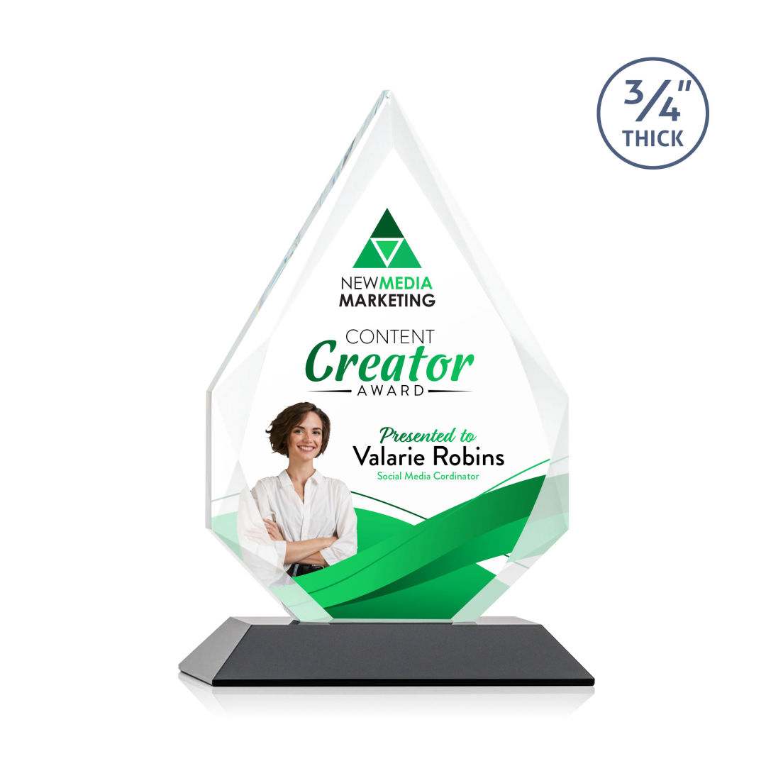 Hawthorne VividPrint™ Award - Black 2