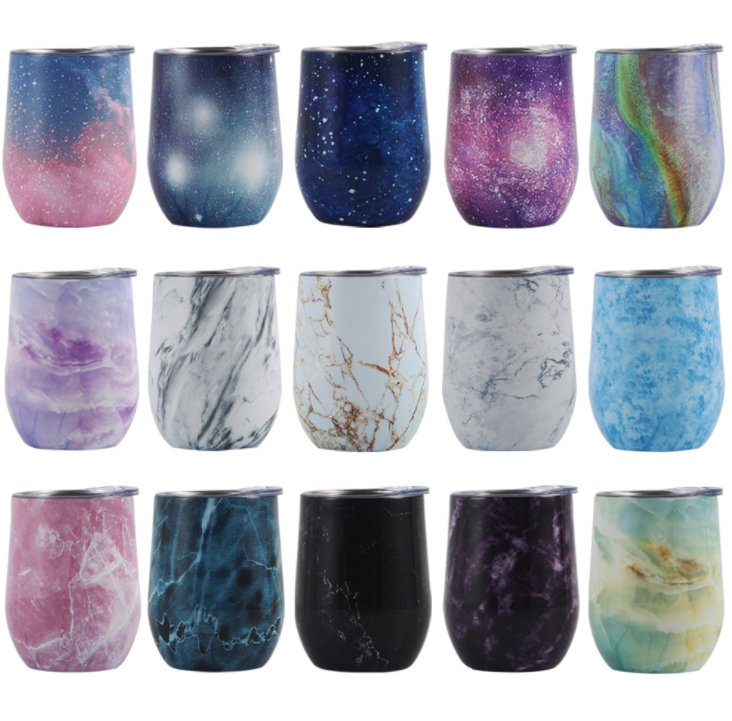 12 OZ U shape Stemless Thermos cup 14