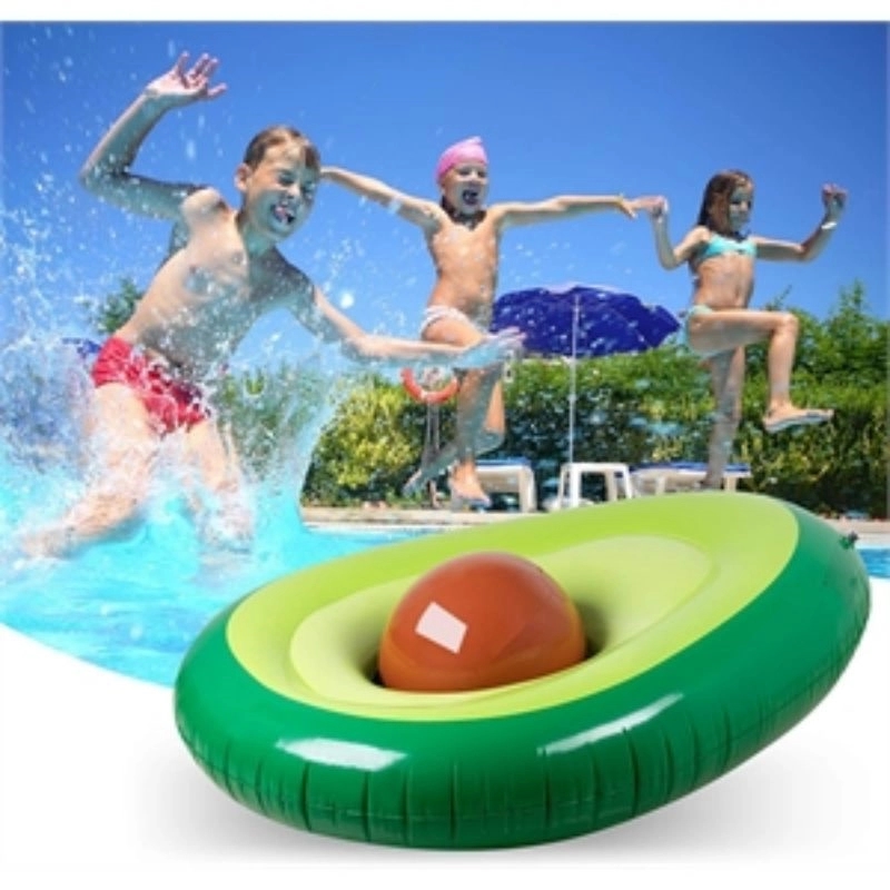 Inflatable Avocado Pool Float With Ball 5
