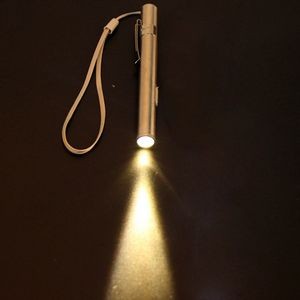 Stainless Steel LED Flashlight With Rechargeable Battery And White Light 13
