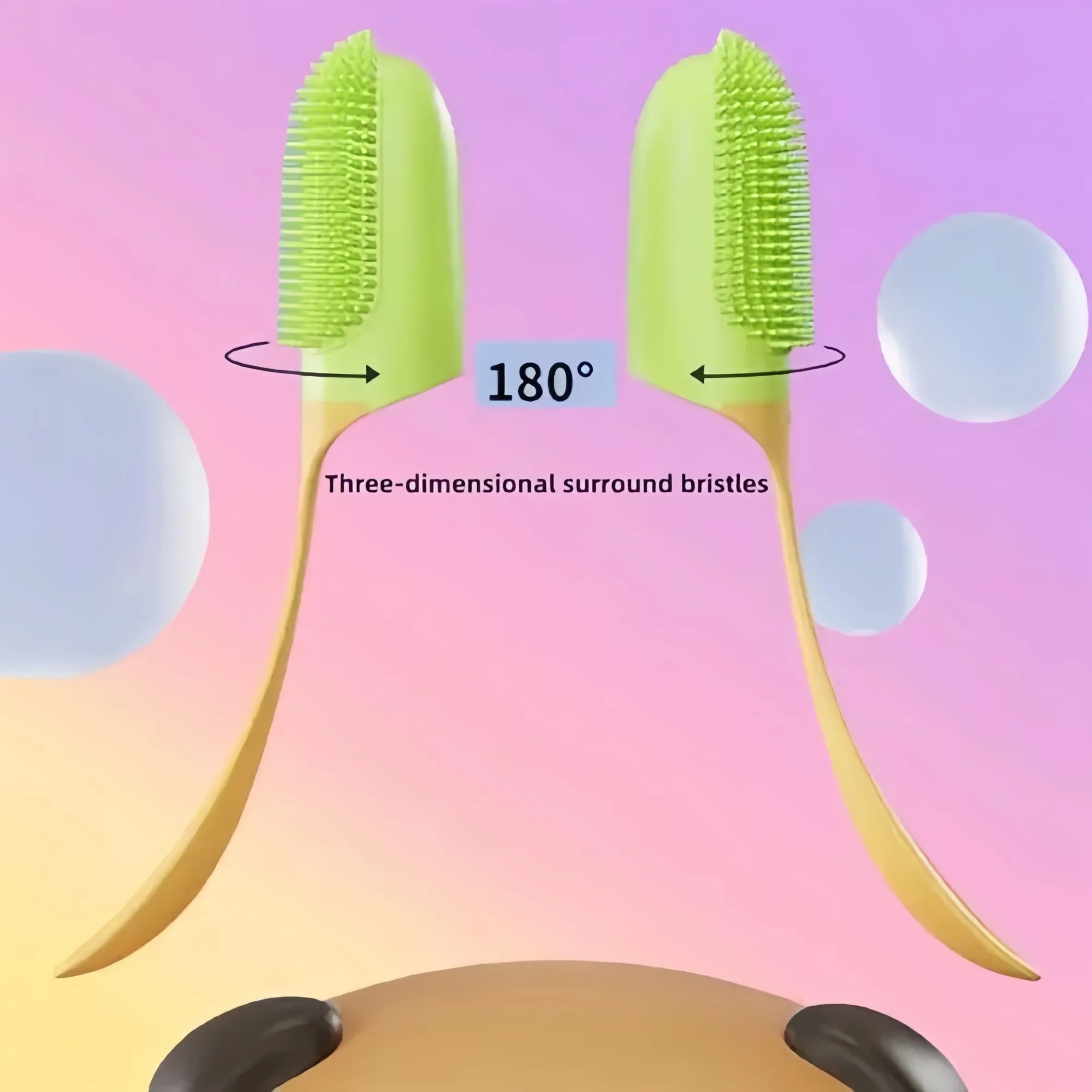 Long-handled pet toothbrush 4