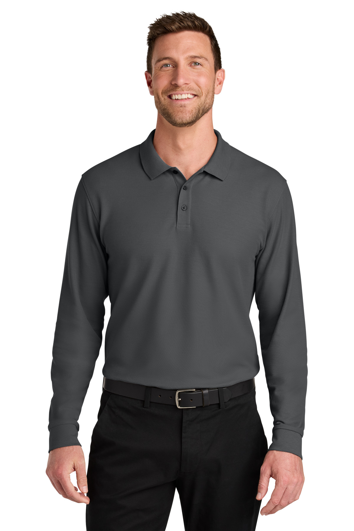 Port Authority Wearever Signature Pique Long Sleeve Polo K200LS 3