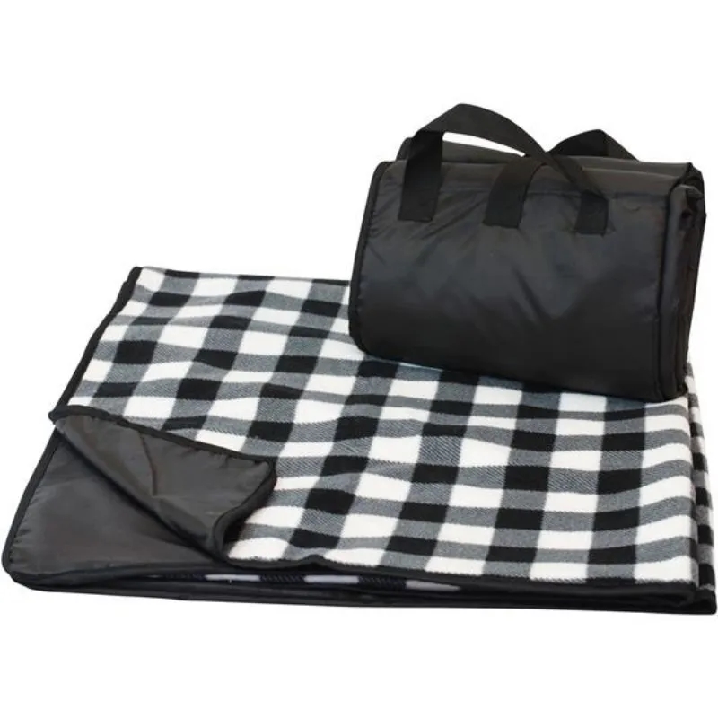 Reversible Fold Up Picnic Blanket Carry Bag 5