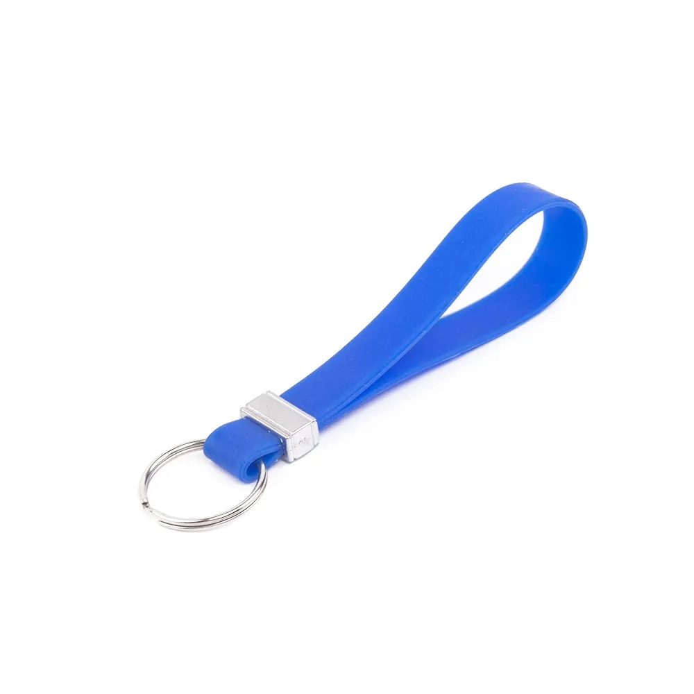 Recycled Silicone Wristband Keychain 16