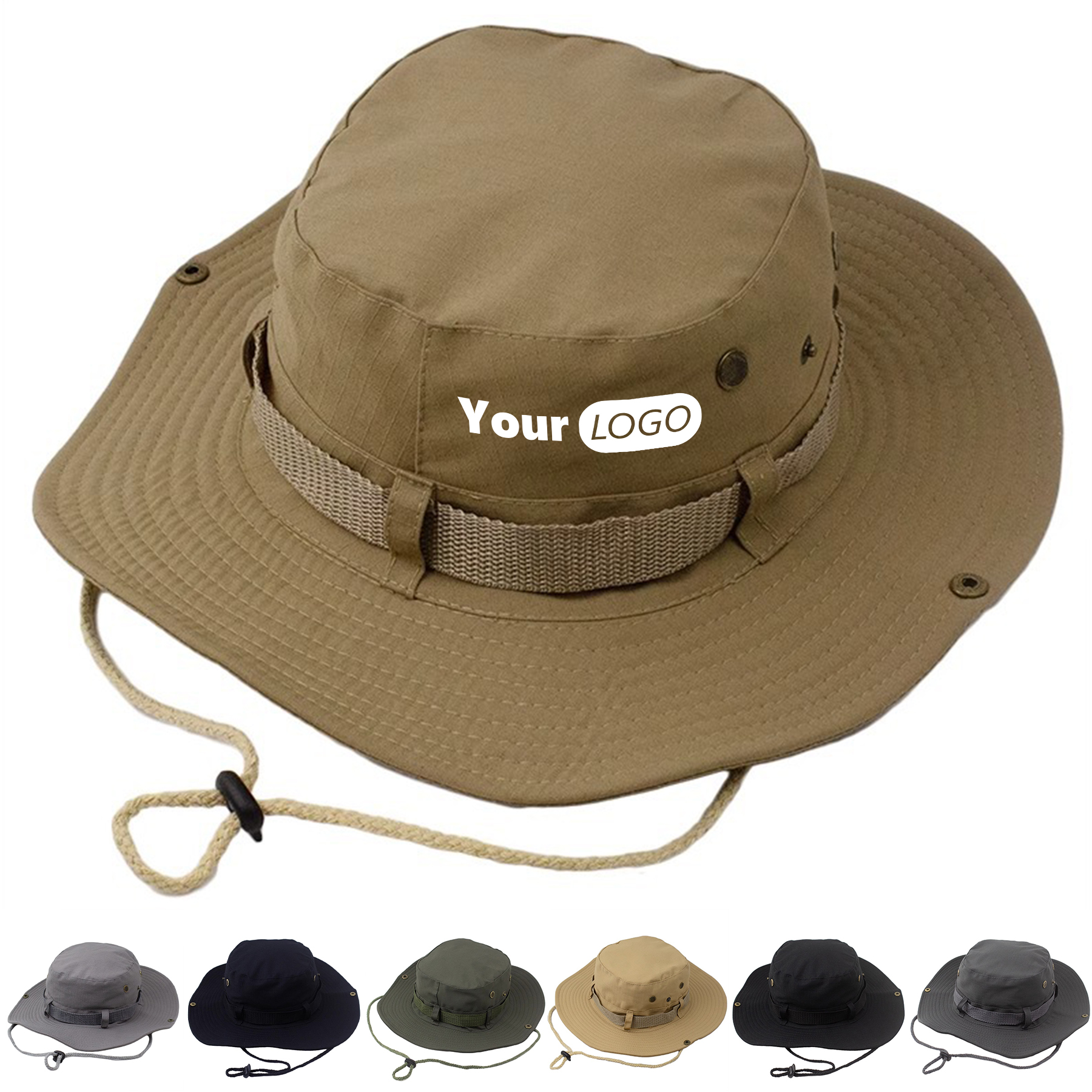 Polyester Outdoor Summer Neutral Sun Hat 1