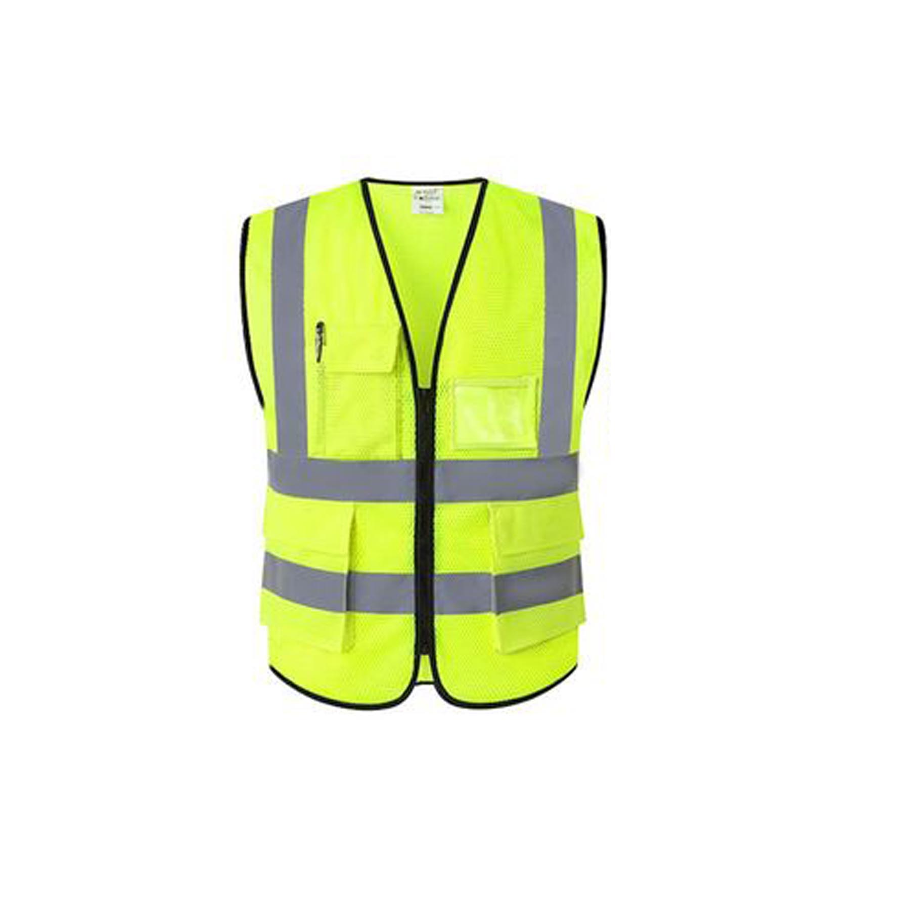 Reflective Fluorescent Vest With Multiple Pockets 3