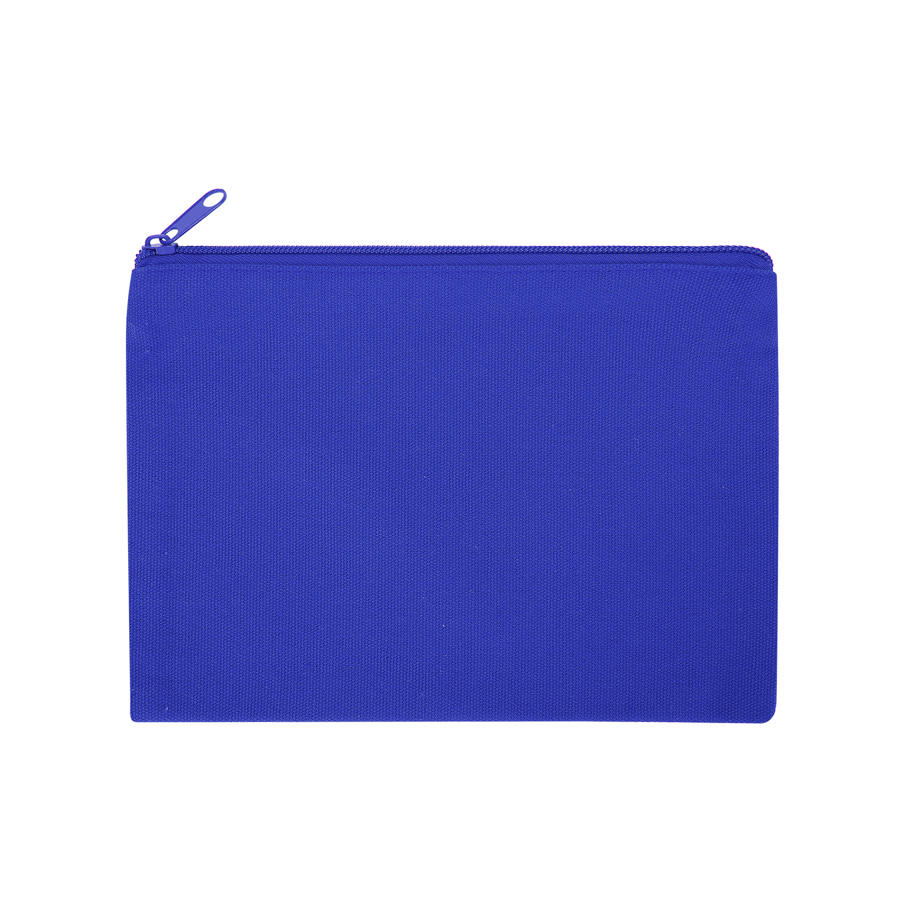 9" X 6" Cotton Canvas Zippered Pouch For Cosmetics, Toiletries & Tech Accessories 39