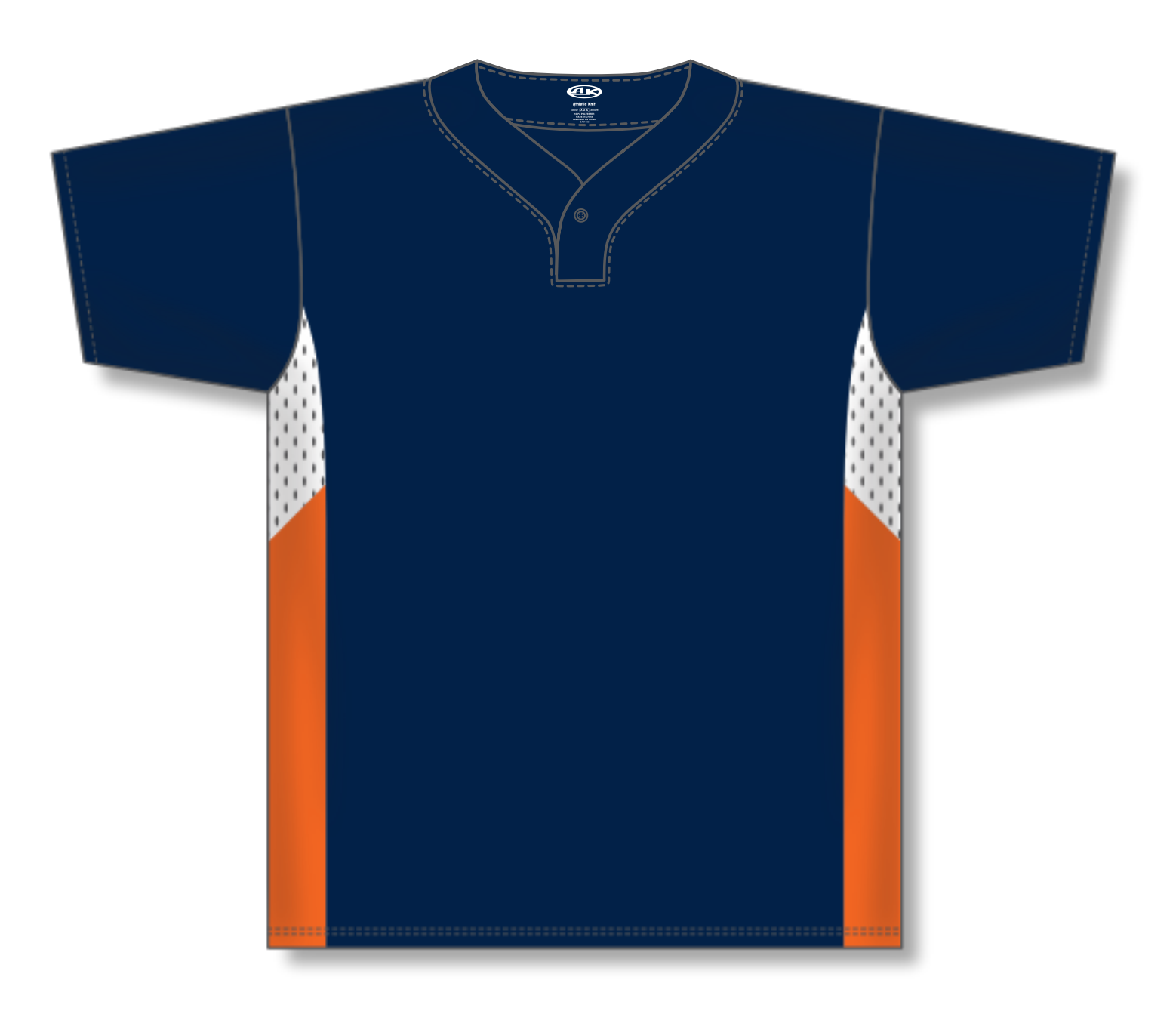 One Button Baseball Jerseys BA1763-G01 44