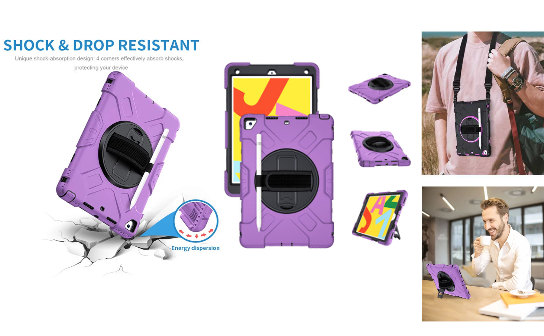 iBank ® iPad 10.2" Shockproof Case compatible with 9th/8th/7th 2021-2019 1