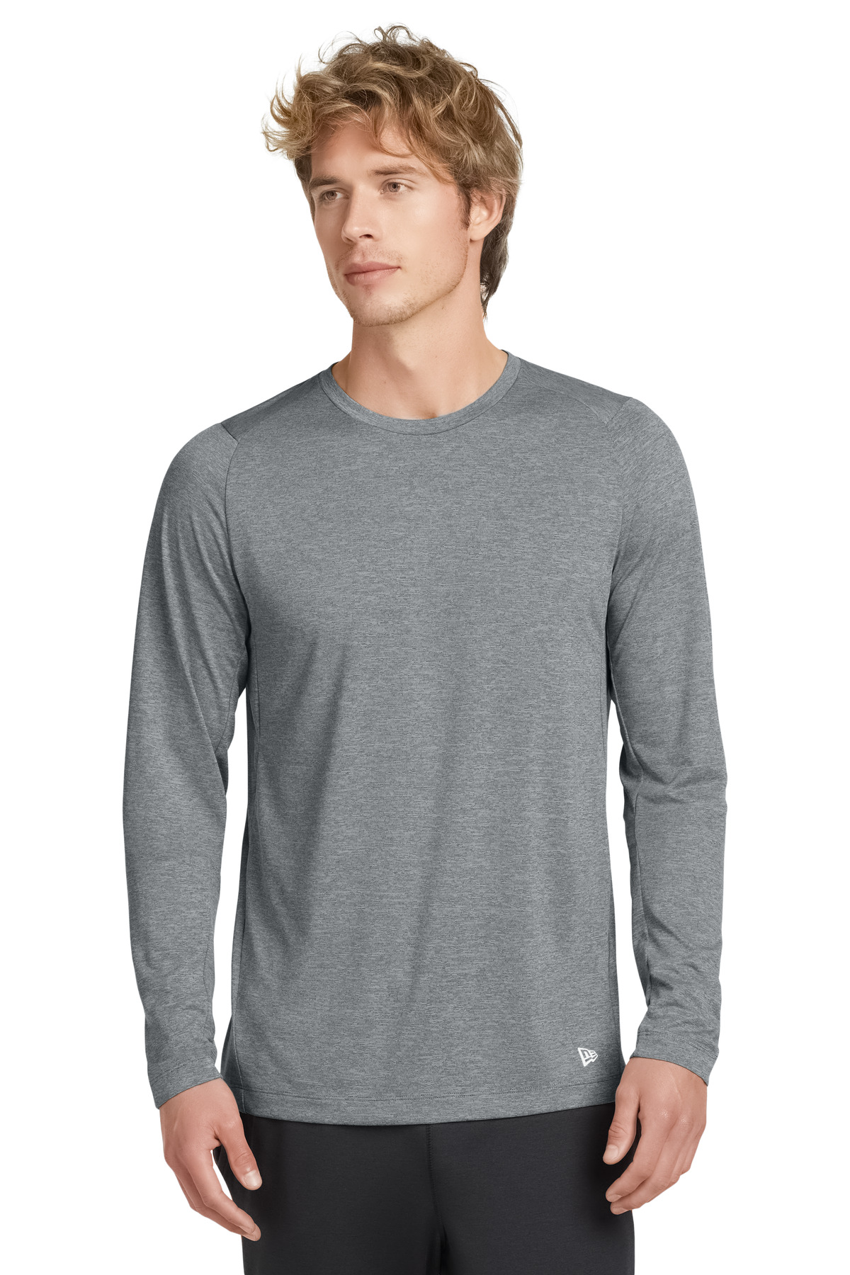 New Era Series Performance Long Sleeve Crew Tee. NEA201 17