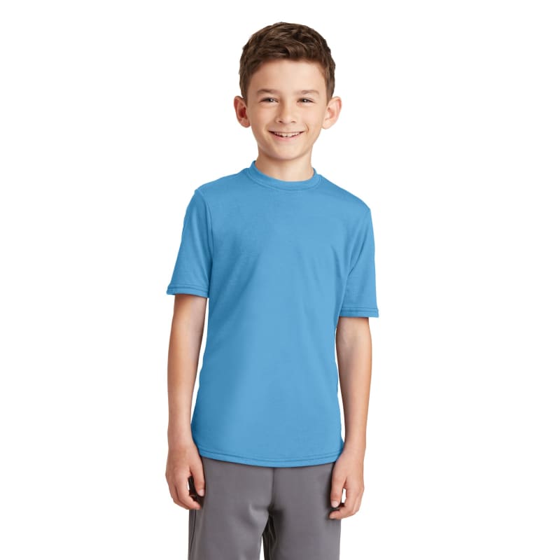 Port & Company Youth Performance Blend Tee. 19