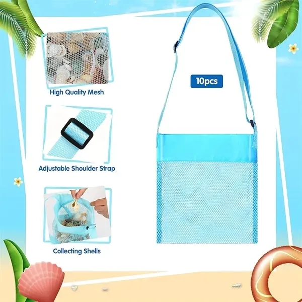 Kids Beach Shell Bag - Cute Seashell Tote for Children 14